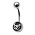 Steel Logo Belly Bars - Pictures