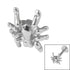 Steel Threaded Attachment - 1.2mm Cast Steel Spider