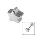 Steel Threaded Attachment - 1.2mm Cast Steel Star