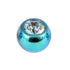 Titanium Threaded Jewelled Balls 1.6x5mm
