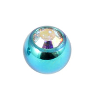 Titanium Threaded Jewelled Balls 1.6x5mm