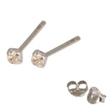 Silver Crystal Studs ST11 - ST12 - ST13 - Claw Set