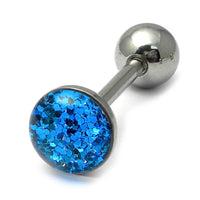Steel Sparkle Tongue Barbell