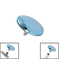 Titanium Disk for Internal Thread shafts in 1.6mm. Also fits Dermal Anchor