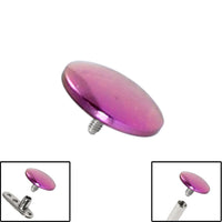 Titanium Disk for Internal Thread shafts in 1.6mm. Also fits Dermal Anchor
