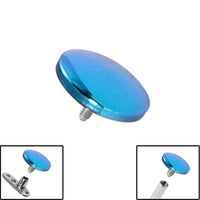 Titanium Disk for Internal Thread shafts in 1.6mm. Also fits Dermal Anchor