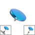 Titanium Disk for Internal Thread shafts in 1.6mm. Also fits Dermal Anchor