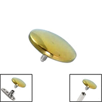 Titanium Disk for Internal Thread shafts in 1.6mm. Also fits Dermal Anchor