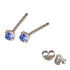 Silver Crystal Studs ST11 - ST12 - ST13 - Claw Set