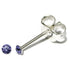 Silver Crystal Studs ST1 - ST2 - ST3 - ST8 - ST9