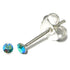 Silver Crystal Studs ST1 - ST2 - ST3 - ST8 - ST9