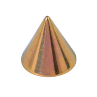 Titanium Threaded Cones and Spikes 1.2mm