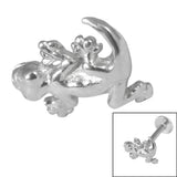 Steel Threaded Attachment - 1.2mm Cast Steel Gecko