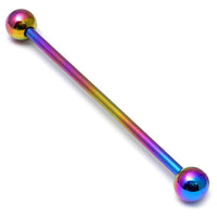 Titanium Industrial Scaffold Barbell 1.6mm 30-46mm