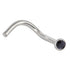 Titanium Jewelled Nose Stud - 2mm Jewel