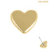 belong 14ct Solid Gold Threadless (Bend fit) Heart