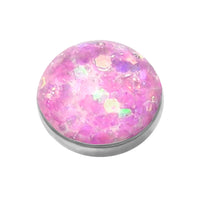 Titanium Sparkle Disk for Internal Thread shafts in 1.6mm. Also fits Dermal Anchor