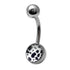 Steel Logo Belly Bars - Pictures
