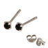 Silver Crystal Studs ST11 - ST12 - ST13 - Claw Set