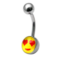 Steel Logo Belly Bars - Pictures