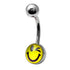 Steel Logo Belly Bars - Pictures