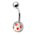 Steel Logo Belly Bars - Pictures