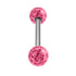 Smooth Glitzy Ball Double Micro Bar 1.2mm