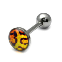 Steel Logo Tongue Bars (8mm Disk)