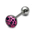 Steel Logo Tongue Bars (8mm Disk)