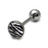 Steel Logo Tongue Bars (8mm Disk)