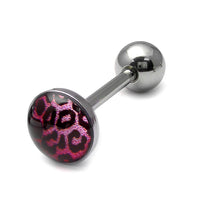 Steel Logo Tongue Bars (8mm Disk)