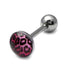 Steel Logo Tongue Bars (8mm Disk)