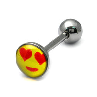 Steel Logo Tongue Bars (8mm Disk)