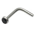 Steel L Shaped Jewelled Nose Stud