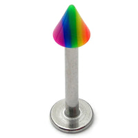 Acrylic Rainbow Labrets