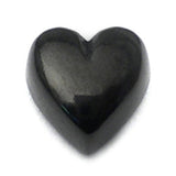 Black Steel Threaded Attachment - Heart 1.2mm