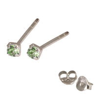 Silver Crystal Studs ST11 - ST12 - ST13 - Claw Set