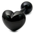 Black Steel Barbell with Black Steel Heart 1.6mm