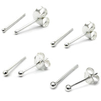 Silver Studs with Silver Ball ST4-ST5-ST6-ST7-ST20-ST21-ST27-ST28