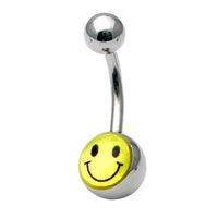 Steel Logo Belly Bars - Pictures