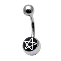 Steel Logo Belly Bars - Pictures