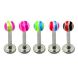 Acrylic Wave Labrets 1.2mm