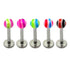 Acrylic Wave Labrets 1.2mm