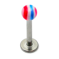 Acrylic Wave Labrets 1.2mm