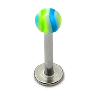 Acrylic Wave Labrets 1.2mm