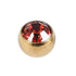 Titanium Threaded Jewelled Balls 1.6x5mm