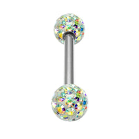 Smooth Glitzy Ball Double Micro Bar 1.2mm