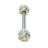 Smooth Glitzy Ball Double Micro Bar 1.2mm