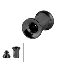 Black Steel Internal Thread Double Flared Eyelet