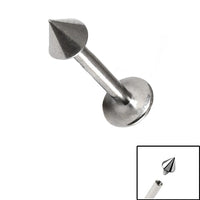 Steel Internally Threaded Labrets 1.2mm - Cone